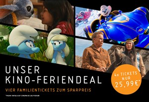 Ferien bei CinemaxX: Tolle Angebote, tolle Filme